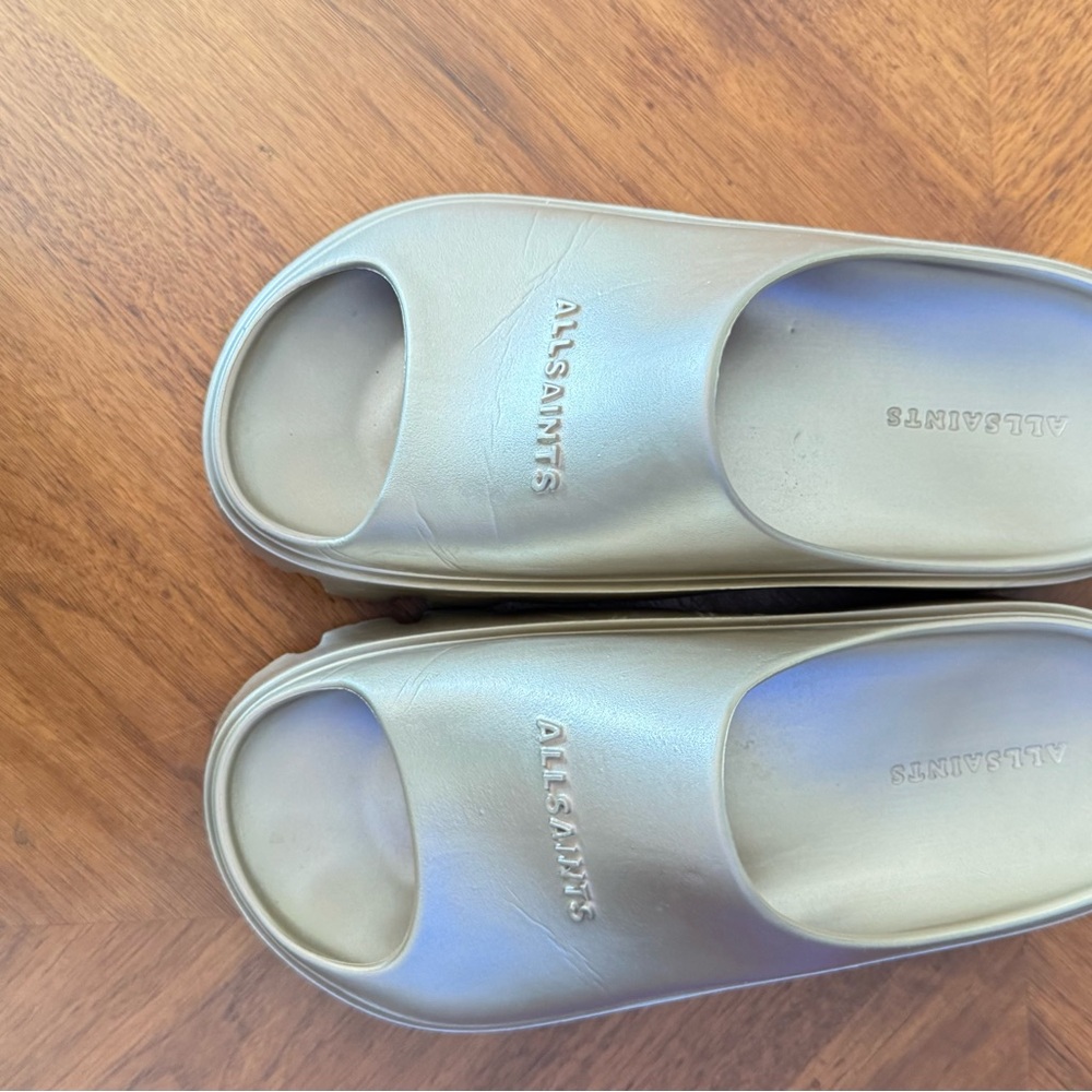 All Saints Gold Mules - Picture 4 of 5